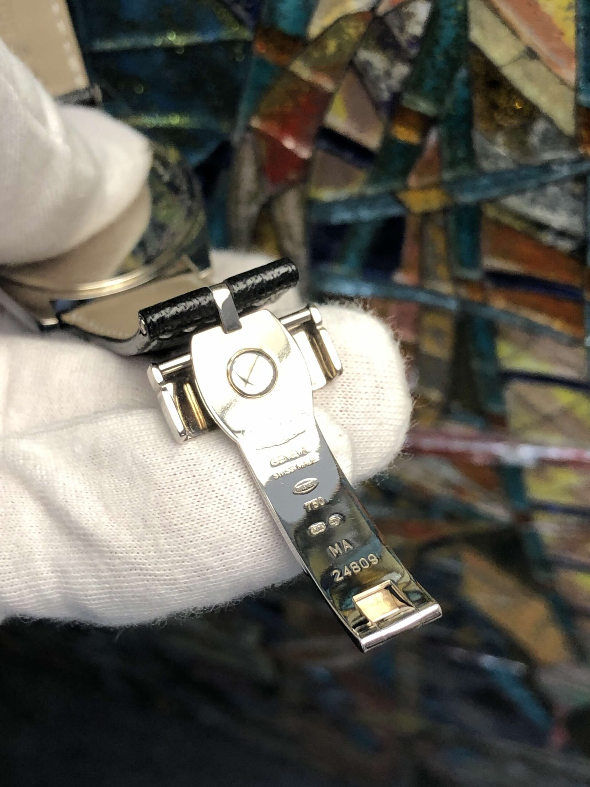 4243 Cellini Danaos Manual Manual winding Black White gold 39 - Image 5