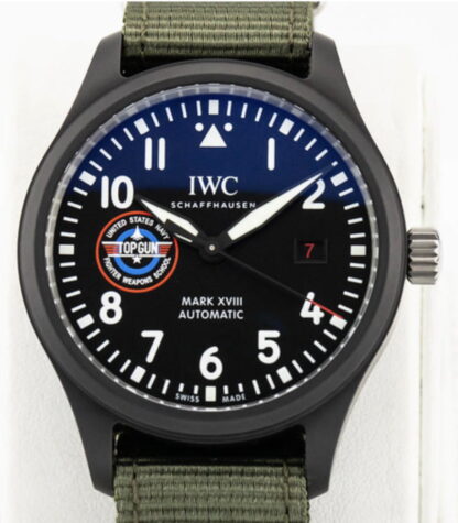 IW324711 Mark XVIII Pilot Watch Top Gun SFTI Set Limited Edition Automatic Automatic Black Ceramic 41 - Image 2