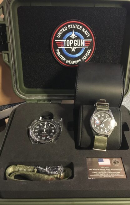 IW324711 Mark XVIII Pilot Watch Top Gun SFTI Set Limited Edition Automatic Automatic Black Ceramic 41
