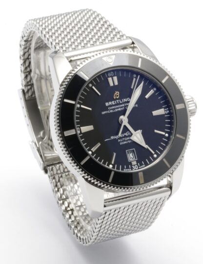AB2020121B1A1 Superocean Heritage 46 Date Steel Black Automatik Automatic Black Steel 46mm