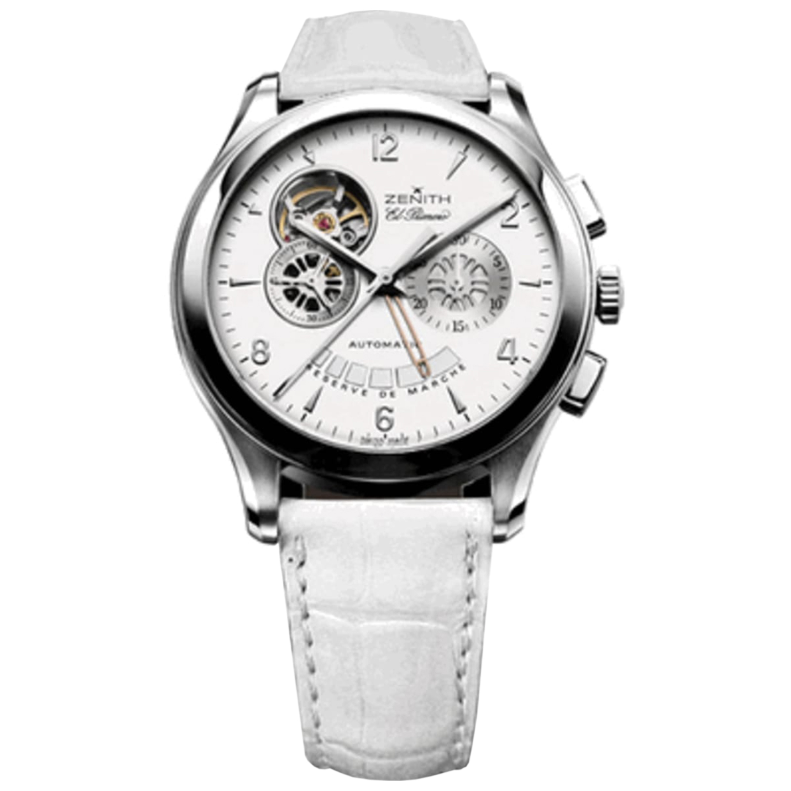 03.0510.4021/01.C664 Class El Primero Chronograph T Open Silver Automatic Silver Steel 40