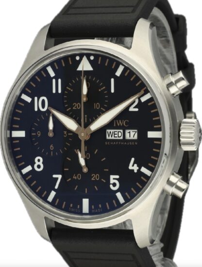 IW378009 Pilot's Watch Chronograph Automatic Steel Official team partners of the fictional APXGP Team appearing in F1® THE MOVIE Automatic Black Steel 43