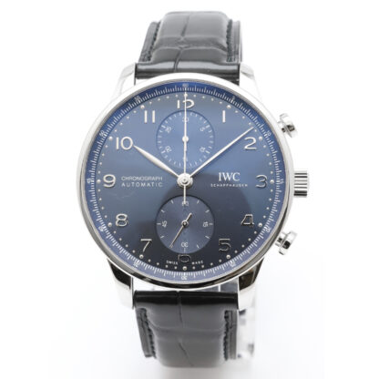 IW371606 Portugieser Chronograph Automatic Caliber IWC 69355 Blue Automatic Blue Steel 41 - Image 2