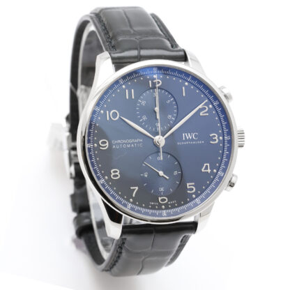 IW371606 Portugieser Chronograph Automatic Caliber IWC 69355 Blue Automatic Blue Steel 41