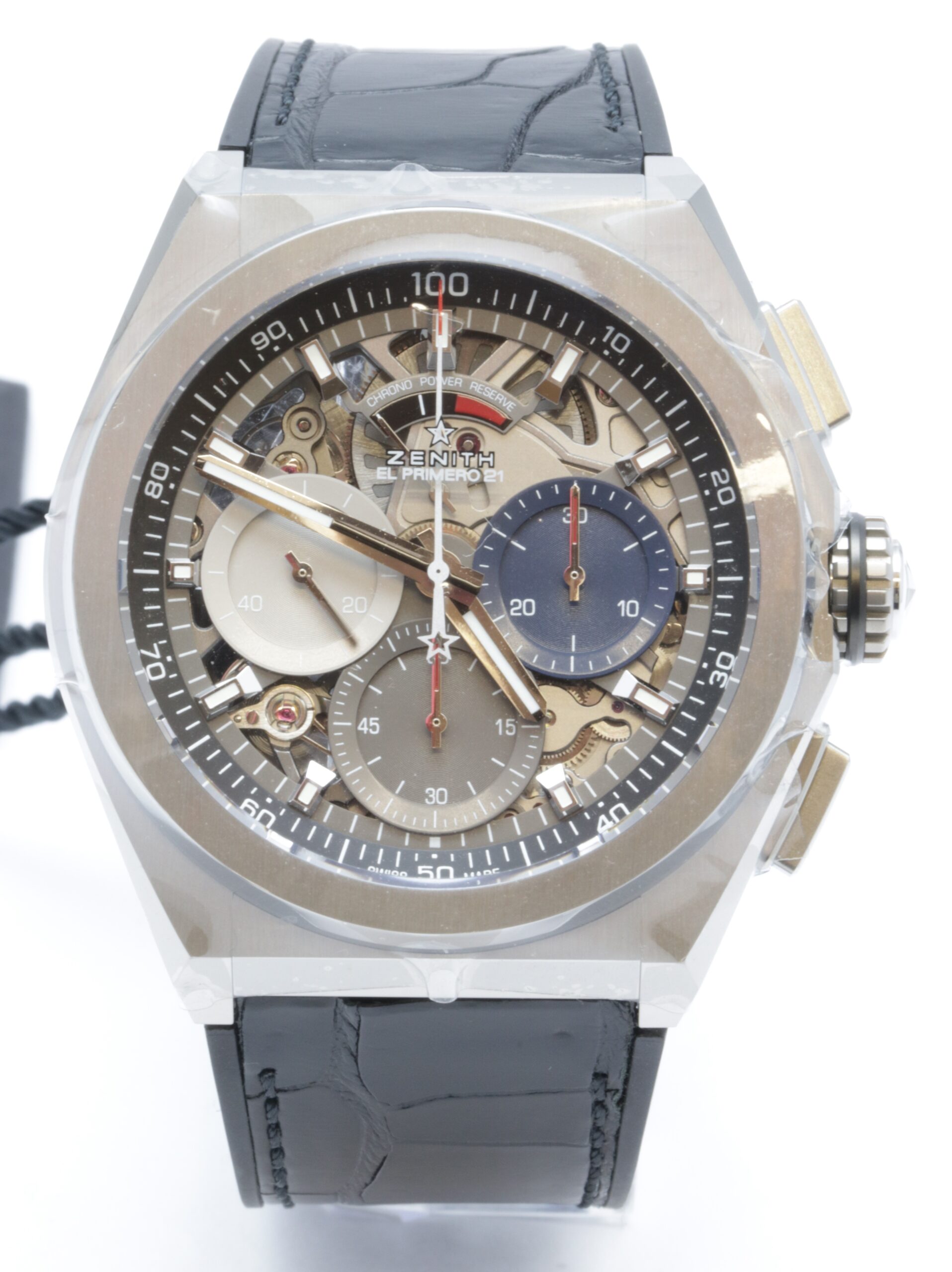 95.9012.9004/69.R582 El Primero 21 DEFY Titanium 50th Anniversary 1/100th Chronograph Limited edition 50 Pcs. Automatic 44mm Automatic Transparent Titanium 44 - Image 2