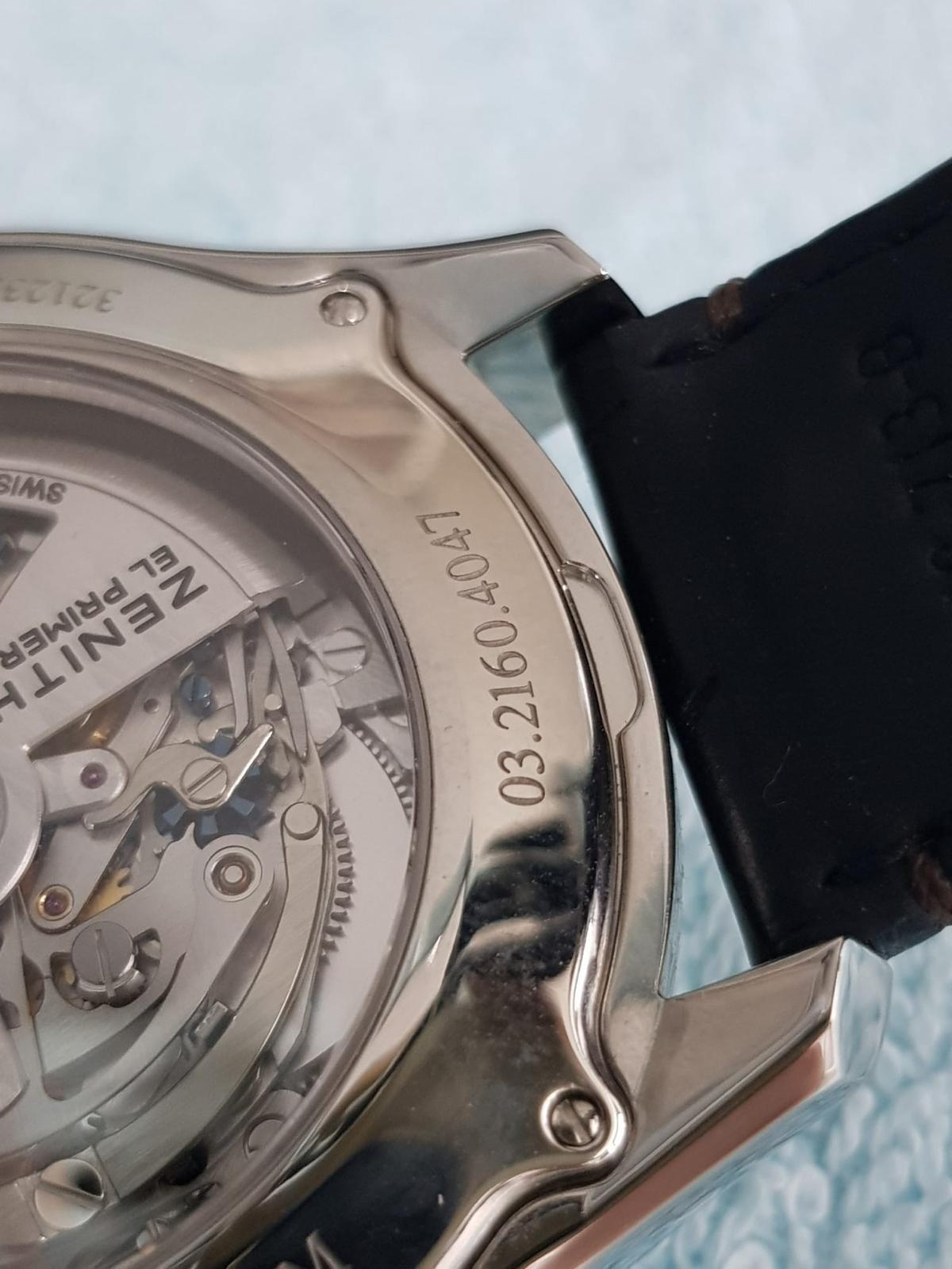 03.2160.4047/01.C713 El Primero Chronomaster Open Grande Date Moonphase Automatic White Steel 45 - Image 2