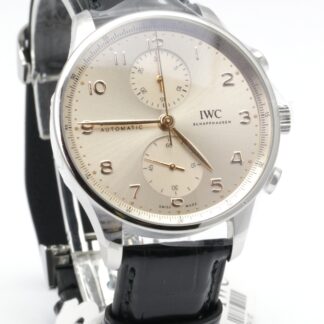 IW371624 Portugieser Chronograph Automatic Caliber IWC 69355 Dune Automatic Champagne Steel 41