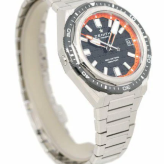 95.9600.3620/21.I300 Defy Extreme Diver El Primero 2nd/3rd Strap Automatic Black Titanium 42.5