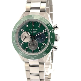 03.3119.3600/56.M3100 Chronomaster Sport 10th Chronograph El Primero Green Automatic Green Ceramic 41