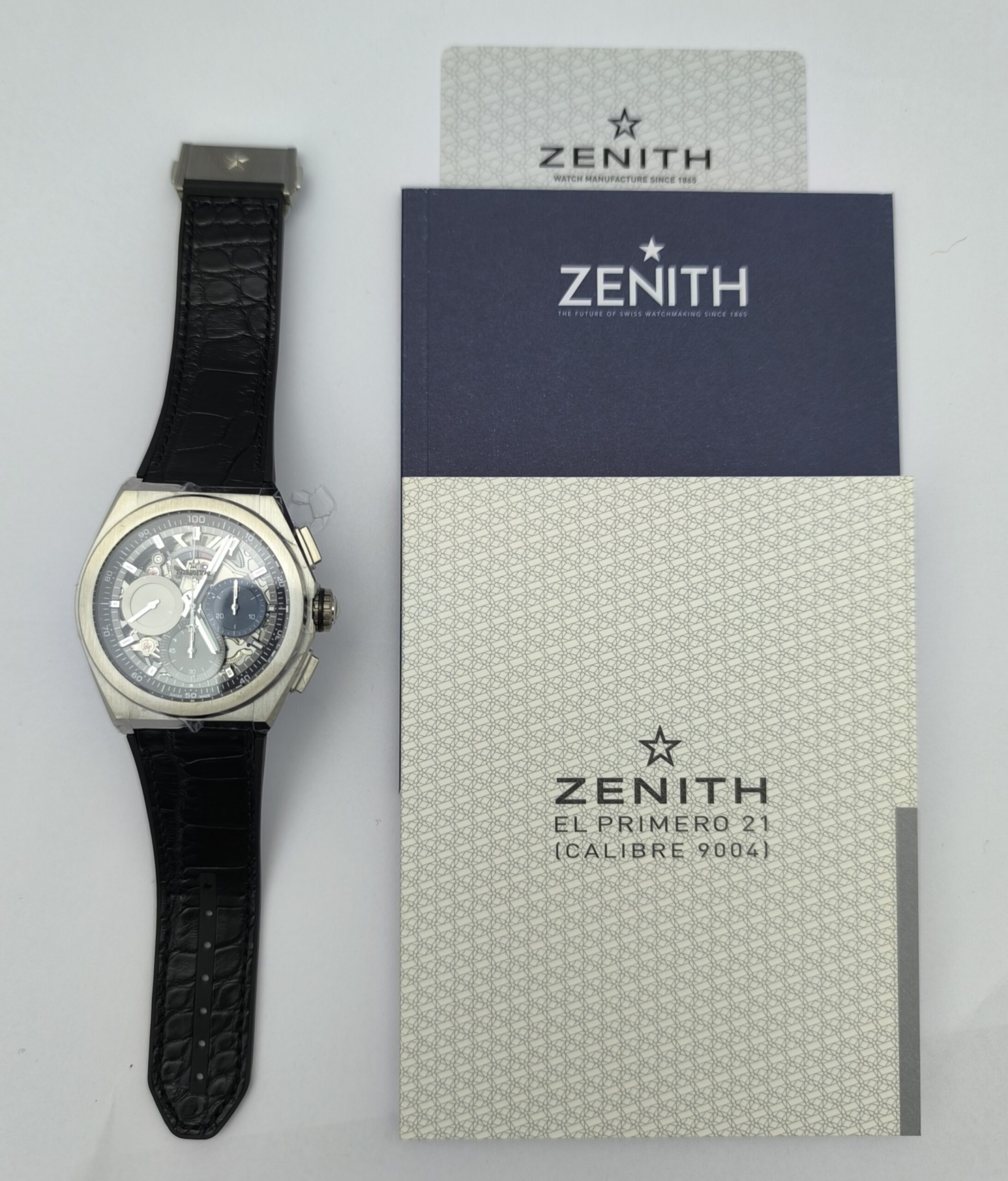 95.9012.9004/69.R582 El Primero 21 DEFY Titanium 50th Anniversary 1/100th Chronograph Limited edition 50 Pcs. Automatic 44mm Automatic Transparent Titanium 44 - Image 3