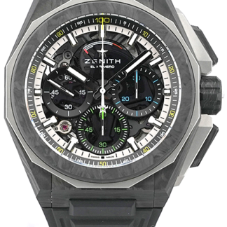 10.9100.9004/22.I200 DEFY Extreme Carbon 1/100th Chronograph 2nd + 3rd Strap 45mm Automatic Transparent Carbon 45