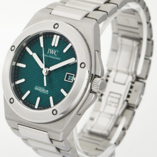 IW328903 Ingenieur Automatic 40 Date Aqua Stainless steel Automatic Green Steel 40
