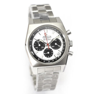 03.A384.400/21.M384 Chronomaster Revival El Primero A384 Panda Automatic White Steel 37
