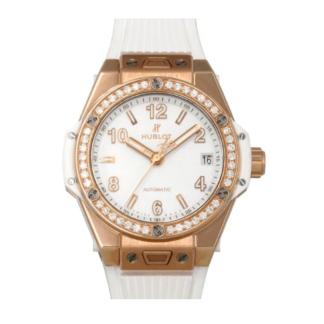 485.OE.2080.RW.1204 Big Bang One Click King Date Gold White Diamonds Automatic White Red gold 33