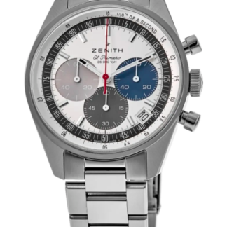 03.3200.3600/69.M3200 Chronomaster Original El Primero Chronograph Silver Tricolore Automatic Silver Steel 38