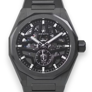 49.9300.3620/78.I001 Defy Skyline El Primero Skeletonized Small Seconds Black Automatic Transparent Ceramic 41