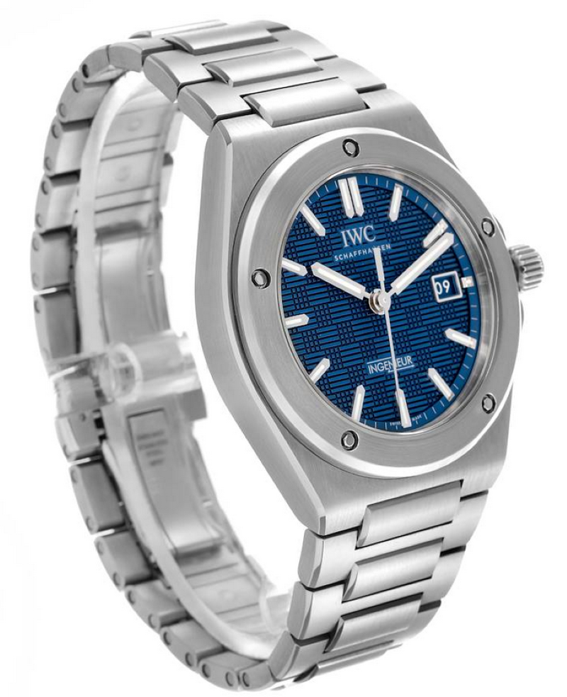 IW328907 Ingenieur Automatic 40 Date Blue Stainless steel Automatic Blue Steel 40
