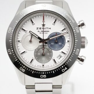 03.3100.3600/69.M3100 Chronomaster Sport Stainless Steel Black Ceramic Bezel Date Automatic White Steel 41