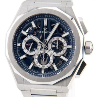 03.9500.3600/79.I001 DEFY Skyline Chronograph Skeleton Automatic Blue Small Seconds 42mm Automatic Blue Steel 42