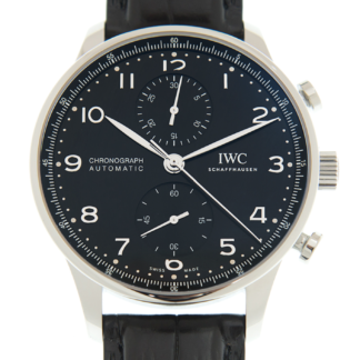 IW371609 Portugieser Chronograph Automatic Caliber 69355 Black Automatic Black Steel 41