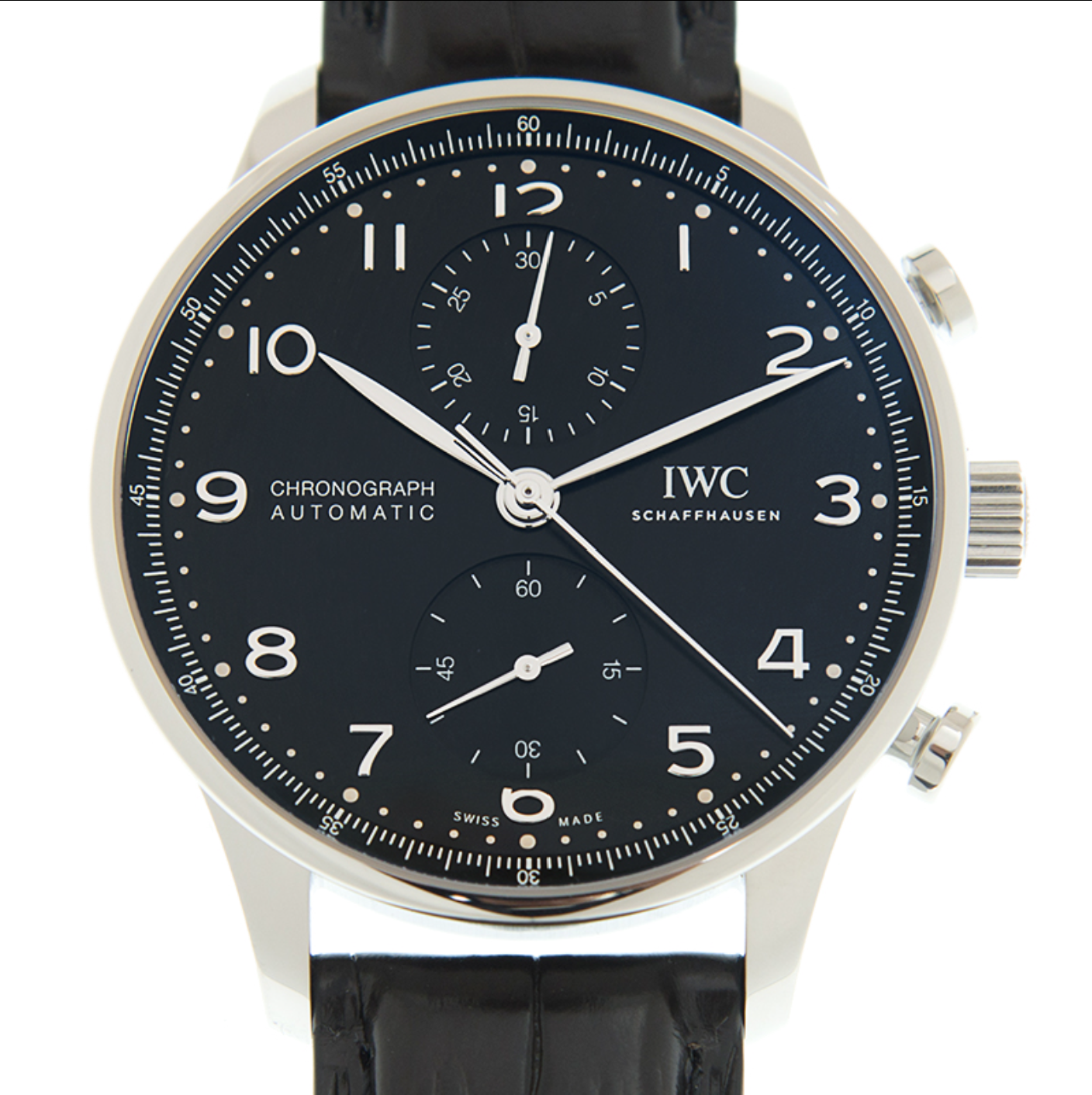 IW371609 Portugieser Chronograph Automatic Caliber 69355 Black Automatic Black Steel 41