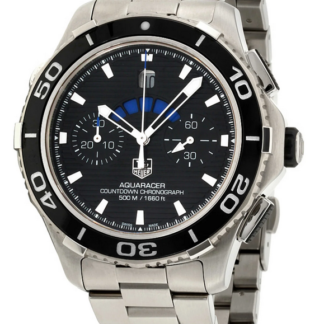 CAK211A.BA0833 Aquaracer Chronograph Date Black Date Automatic Black Steel 43