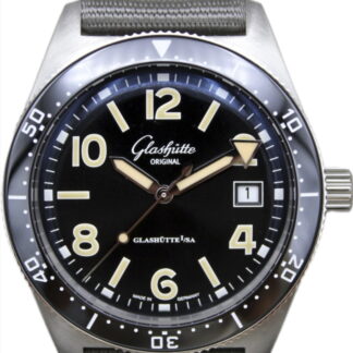 1-39-11-06-60-34 SeaQ Automatic Black Nato Sapphire Crystal Automatic Black Steel 39.5
