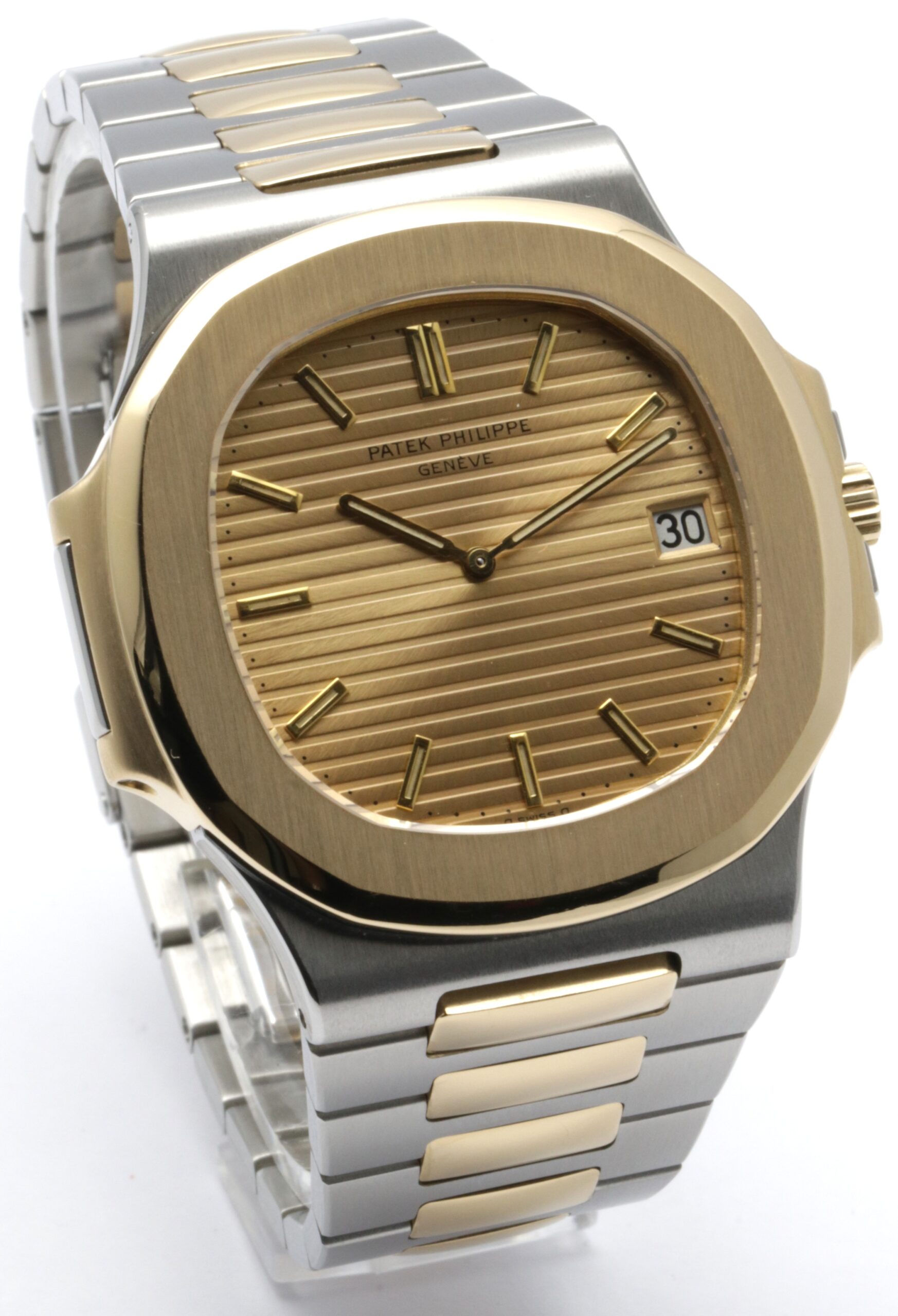3700/11 Nautilus Date Self-Winding Gold Vintage Automatic Gold Gold/Steel 42 x 44