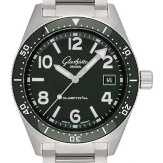 1-39-11-13-63-70 SeaQ Automatic Date Steel Reed Green 39.5mm Automatic Green Steel 39.5