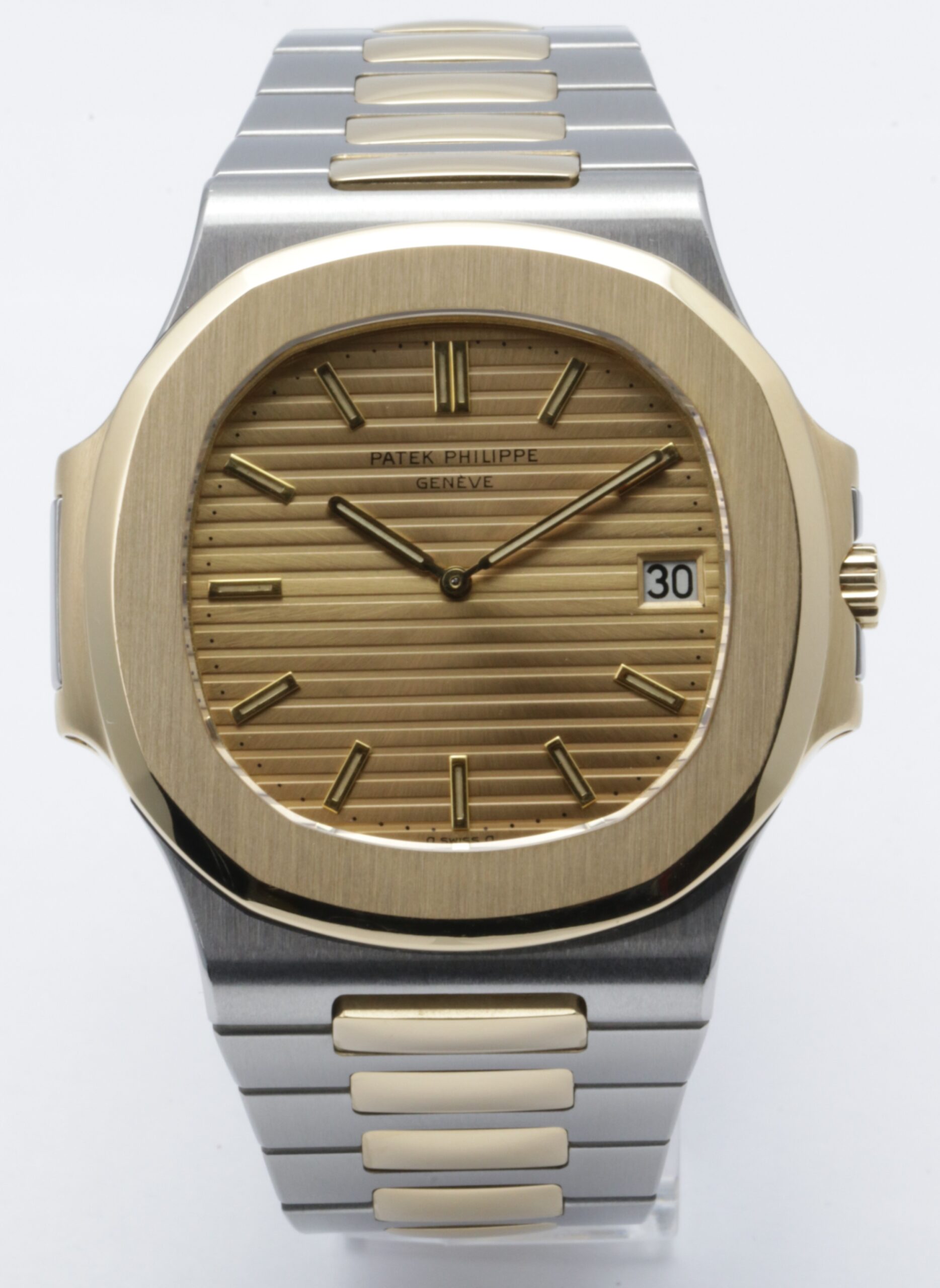 3700/11 Nautilus Date Self-Winding Gold Vintage Automatic Gold Gold/Steel 42 x 44 - Image 2