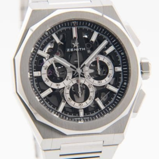 03.9500.3600/78.I001 DEFY Skyline Chronograph Skeleton Automatic Small Seconds 42mm Automatic Black Steel 42