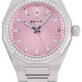 16.9400.670/18.I001 DEFY SKYLINE Automatic Pink Diamond-set Bezel Date 36mm Automatic Pink Steel 36