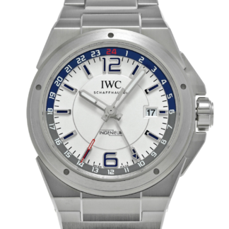 IW324404 Ingenieur Dual Time Steel Date White Automatic 43mm  Automatic White Steel 43