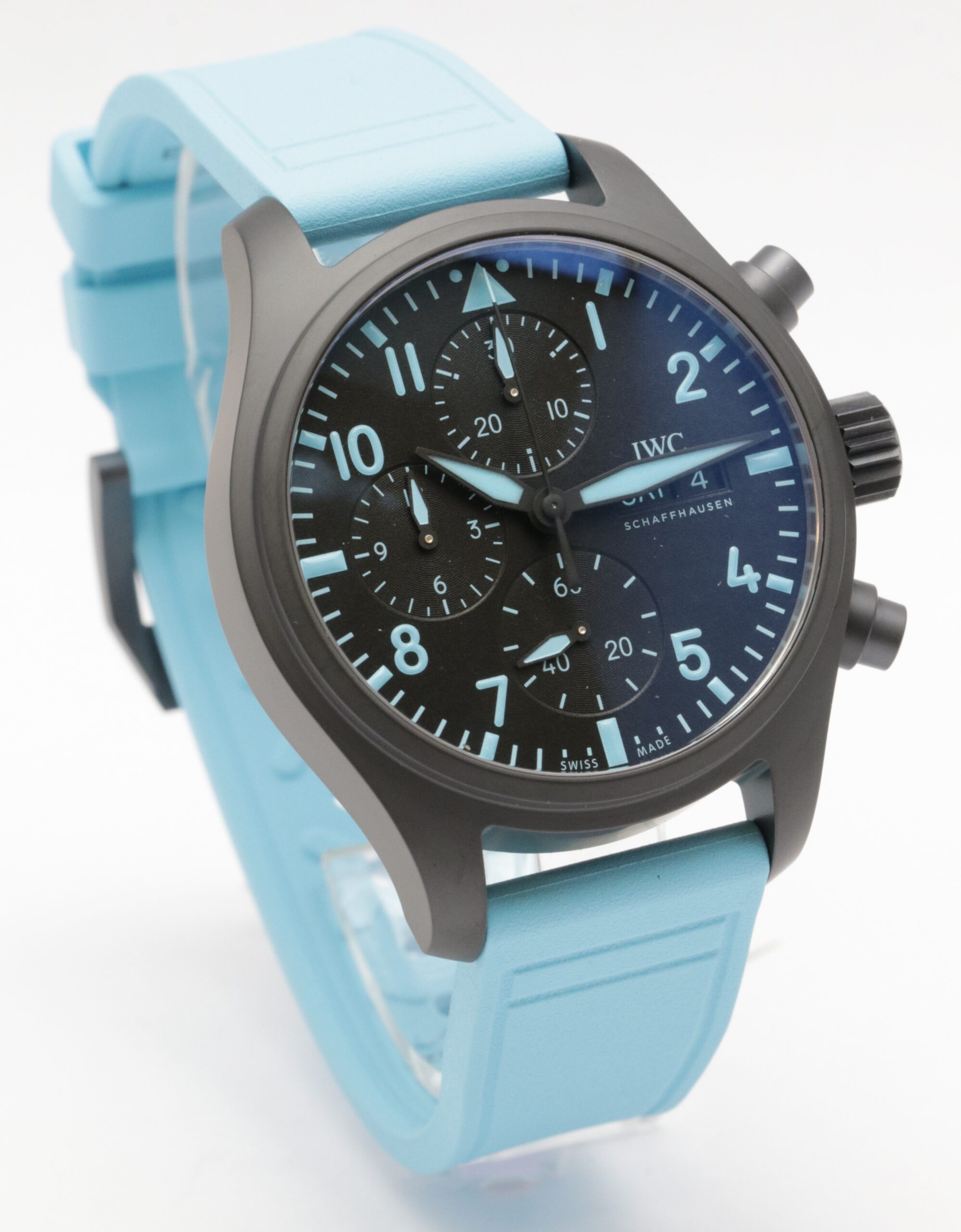 IW389411 Pilot's Watch Chronograph Date 41 George Russell Automatic Black Ceramic 41.9