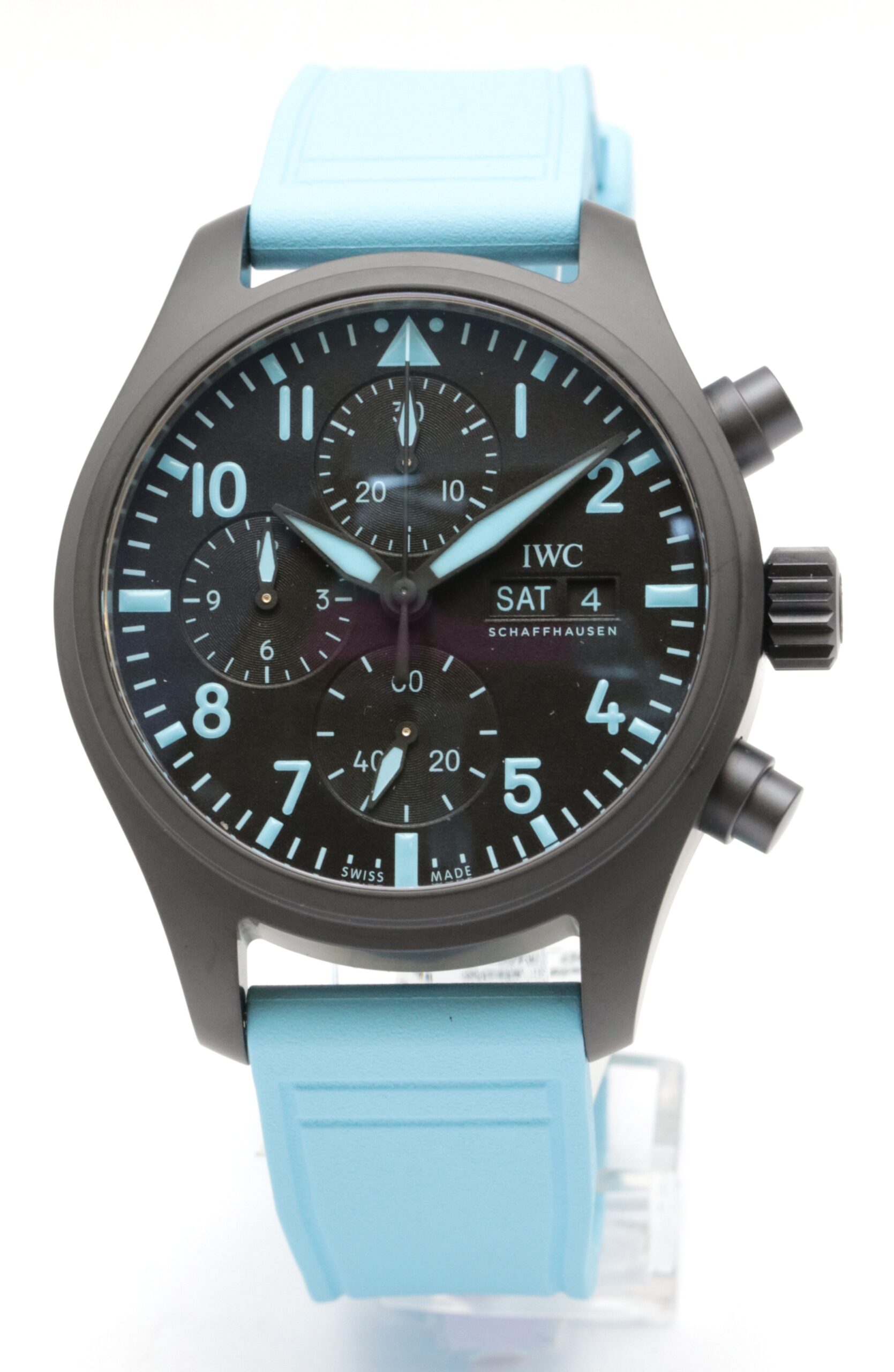 IW389411 Pilot's Watch Chronograph Date 41 George Russell Automatic Black Ceramic 41.9 - Image 2