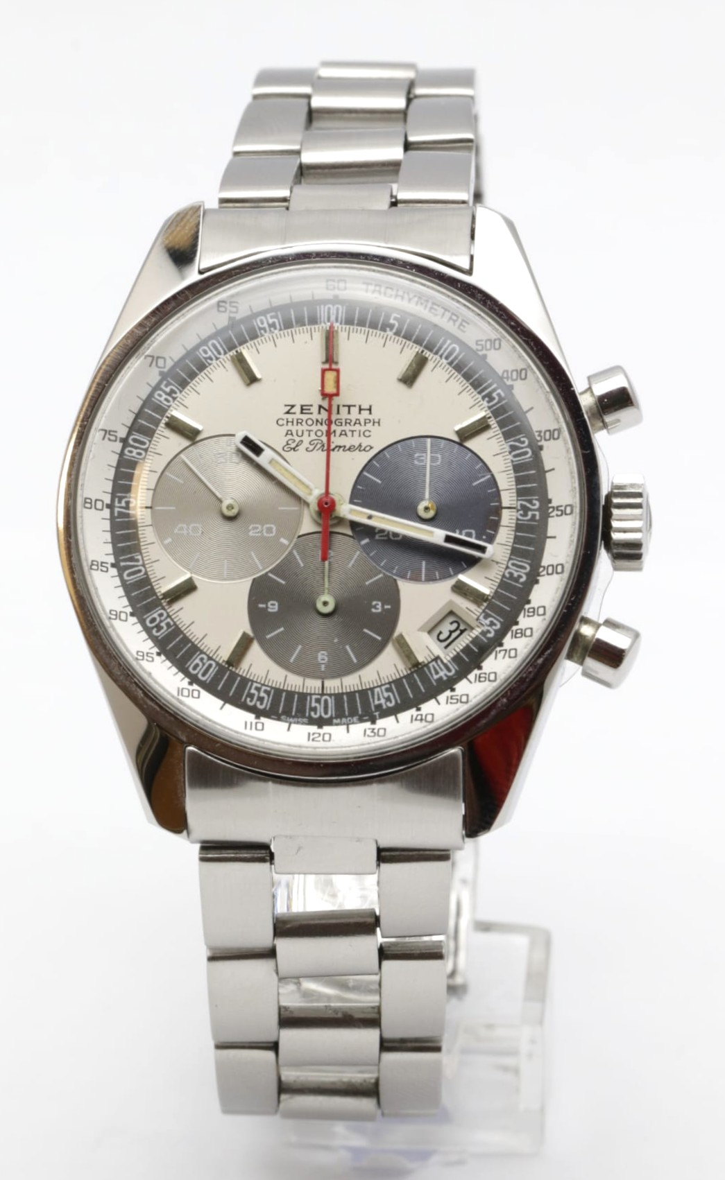 A386 Original Vintage A386 Mark 1 A over H Dial 538D667 3019 PHC Automatic El Primero Crown Small Circle Gay Frères Bracelet Limited Edition 500 pcs. Automatic Steel 40 - Image 2
