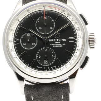 A1331535/BG97 Premier Chronograph 42 Men's Watch Black Automatic Date Stainless Steel Automatic Black Steel 42mm