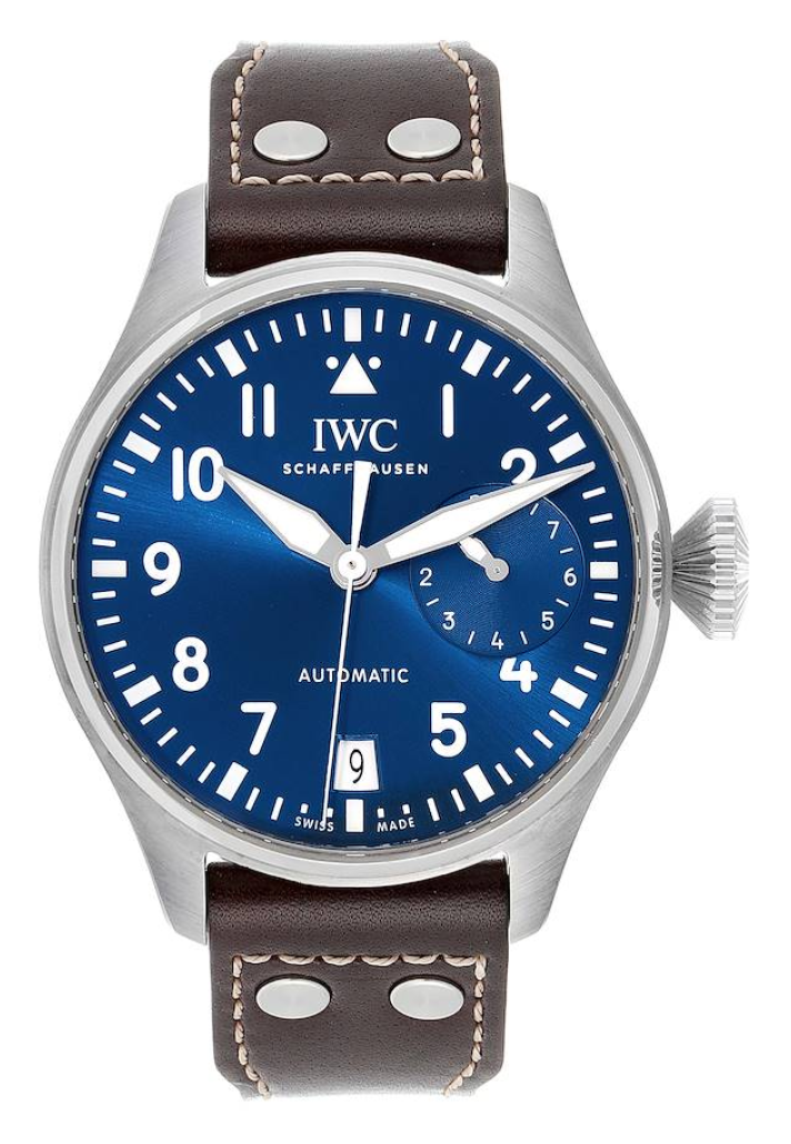 IW501002 Big Pilot Le Petit Prince Stainless Steel Blue Date 46.2mm Automatic Blue Steel 46.2