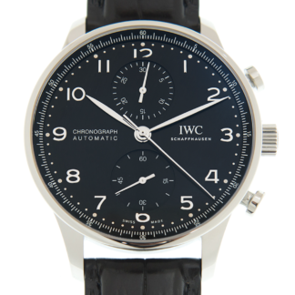 IW371609 Portugieser Chronograph Automatic Caliber 69355 Black Automatic Black Steel 41
